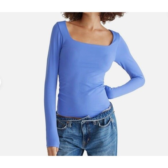 Aeropostale Sculpt Long Sleeve Top Seriously Soft Size Medium NWT - Picture 2 of 4